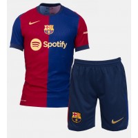 Camisa de time de futebol Barcelona Lamine Yamal #19 Replicas 1º Equipamento Infantil 2024-25 Manga Curta (+ Calças curtas)